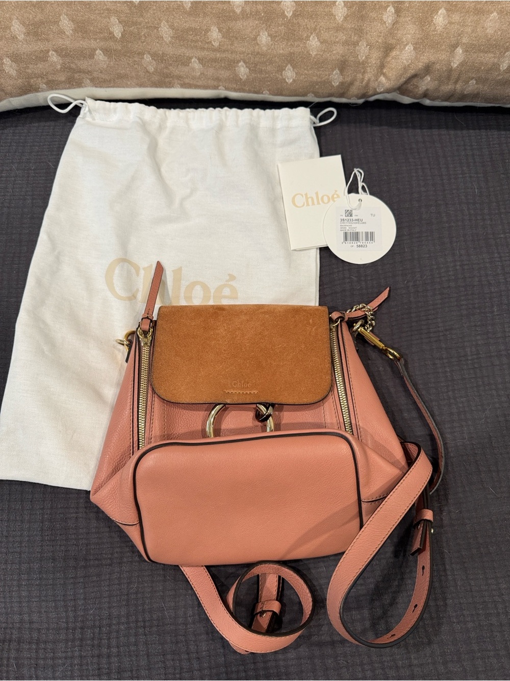 Chloe Faye Backpack purse - size small
